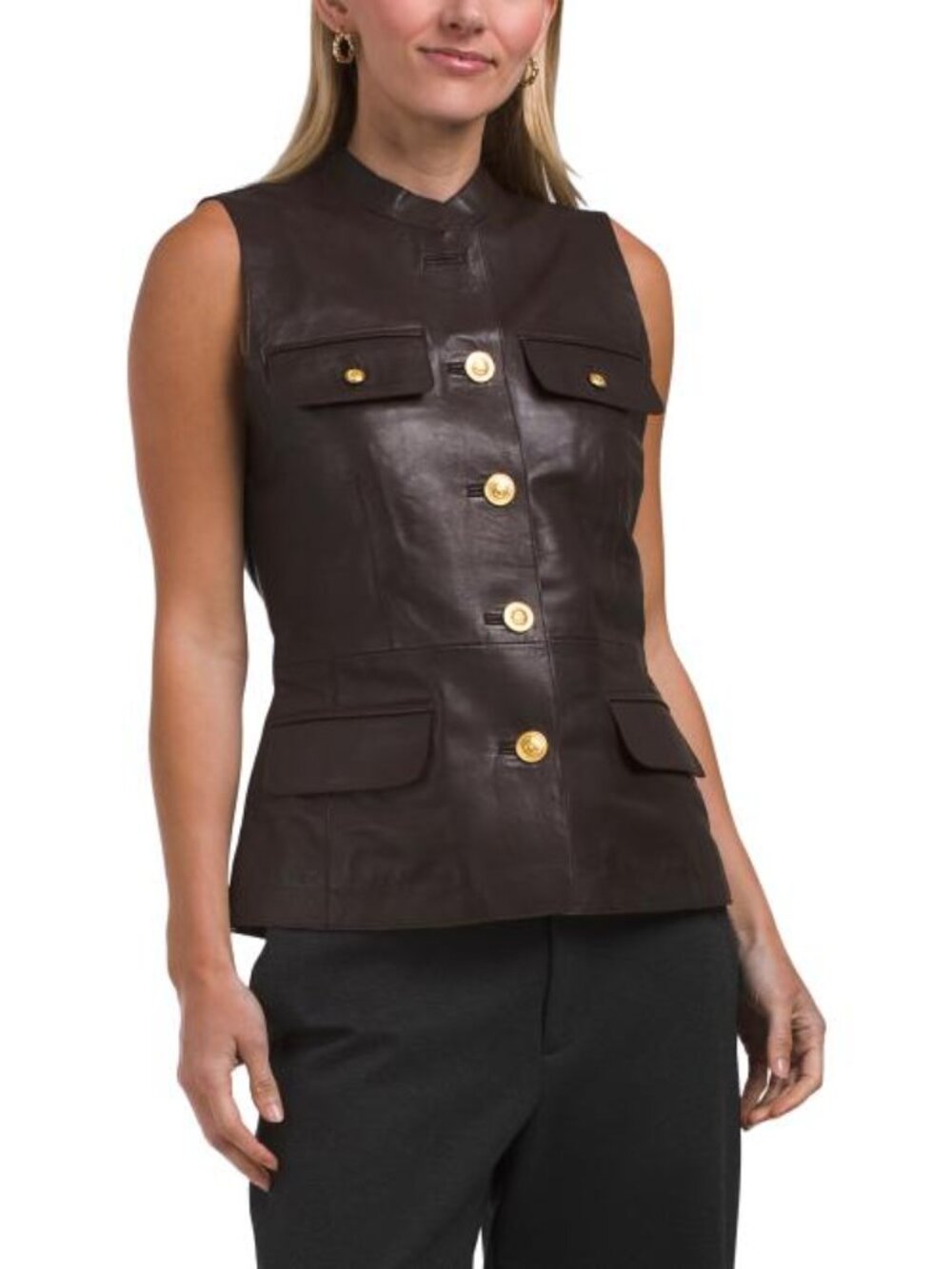 BOD & CHRISTENSEN Leather Charlize Vest
